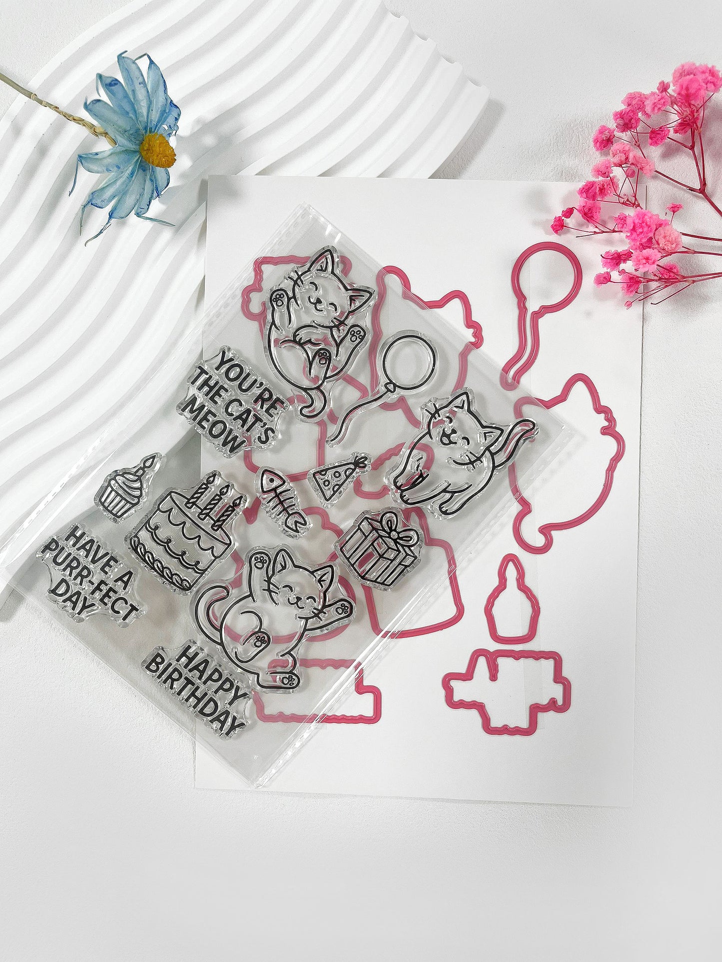 Travel Land and Sea Clear Stamp & Die Set – 4x6 Inches