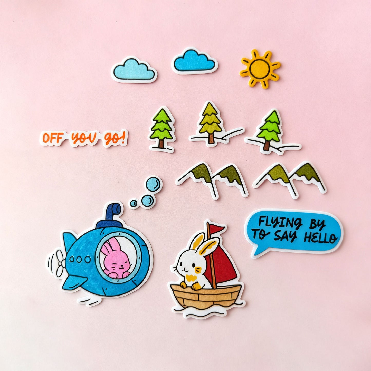 Travel Land and Sea Clear Stamp & Die Set – 4x6 Inches