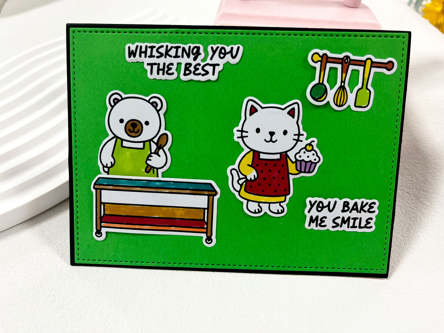 Baking Animals Clear Stamp & Die Set – 4x6 Inches